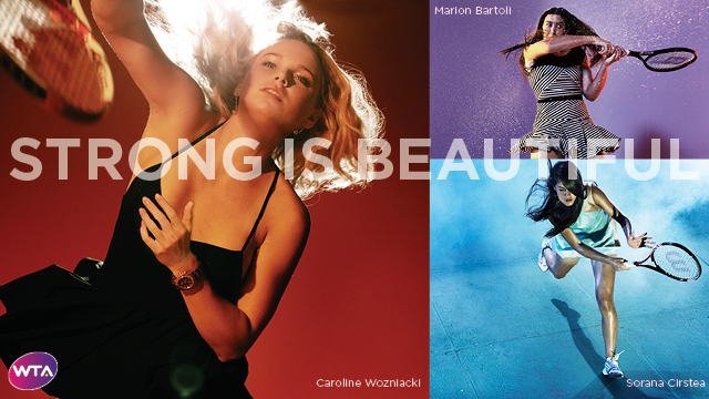 Tennis : la WTA lance sa campagne glamour « Strong is Beautiful »