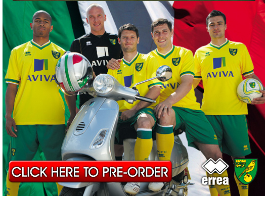 Vidéo : L’équipementier Errea relooke Norwich City à l’italienne !