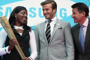 Samsung et David Beckham entrent en campagne pour les JO de Londres 2012