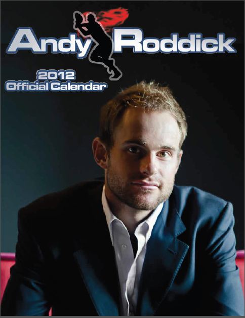 Le calendrier 2012 Andy Roddick est sorti !