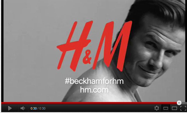 Découvrez la pub H&M et David Beckham qui sera diffusée lors du Super Bowl 2012