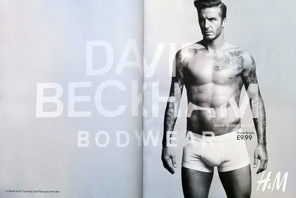 David Beckham met le paquet pour H&M