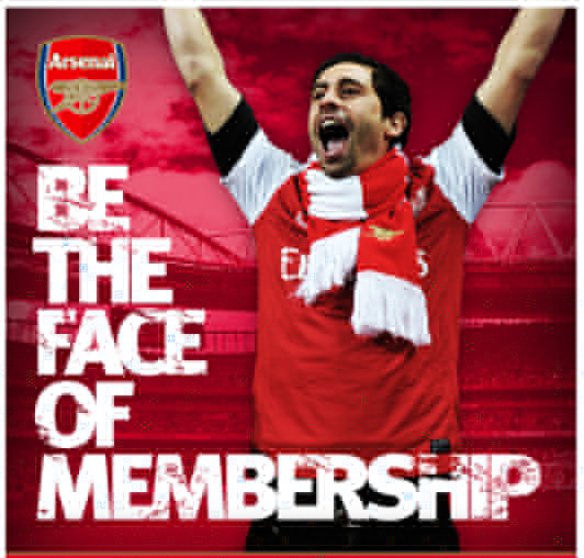 Devenez la tête d’affiche de la campagne marketing d’Arsenal !