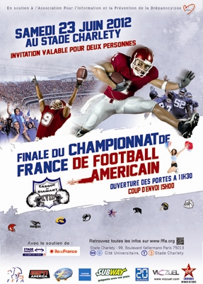 TV : beIN SPORT diffusera la Finale du Championnat de France de Football Américain