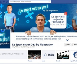 « Le sport est un jeu by Playstation » est la page Facebook la plus interactive de France