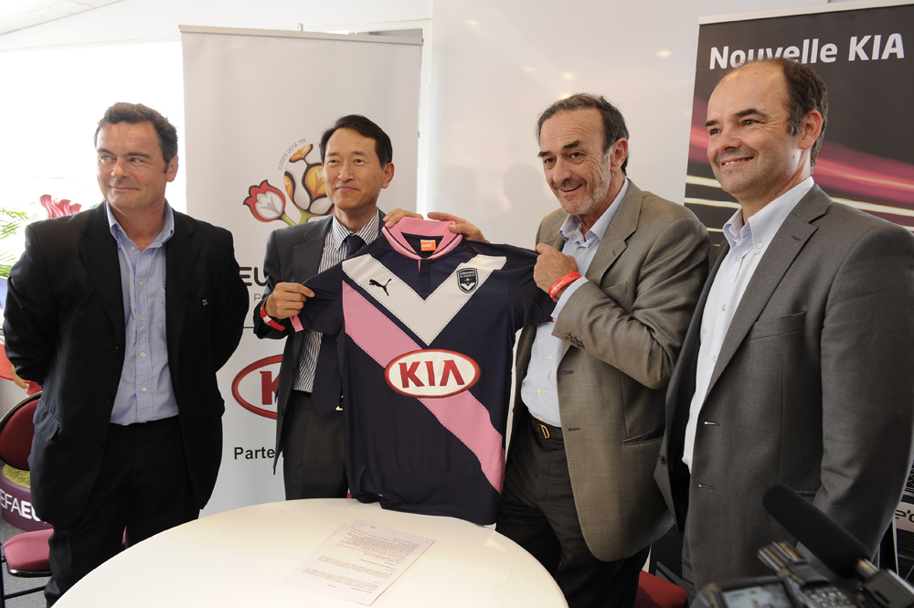 Ligue 1 : Les Girondins de Bordeaux et Kia signent un nouveau contrat sponsoring