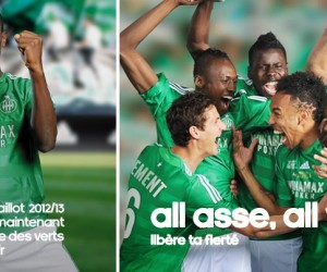 Nouveaux maillots 2012-2013 de l’AS Saint-Etienne