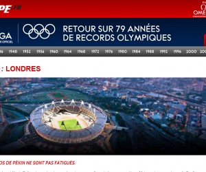 Londres 2012 : Omega et L’Equipe.fr lancent un site co-brandé