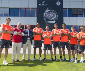 Ribery et le Bayern Munich reçoivent la montre Hublot « King Power Bayern Munich »