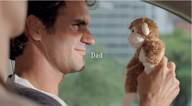 Roger Federer en mode papa dans la nouvelle publicité Mercedes