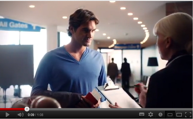 Découvrez la nouvelle publicité de Roger Federer pour Lindt (LOST)