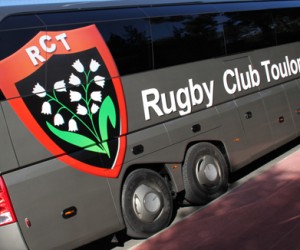 Découvrez le nouveau bus du Rugby Club Toulonnais
