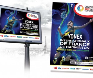 Les Yonex Internationaux de France de Badminton prennent l’affiche avec Illustrasport