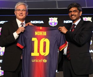 Nokia Inde signe un contrat sponsoring avec le FC Barcelone