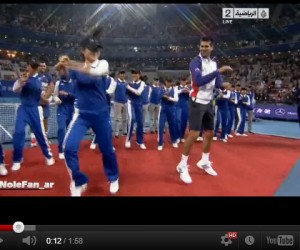 Novak Djokovic danse sur « Gangnam Style » après son titre à Pékin face à Tsonga