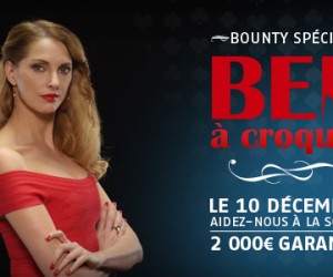 Le PMU organise un tournoi de poker glamour 100% gratuit et mise sur Frédérique Bel « vidéo sponsorisée »