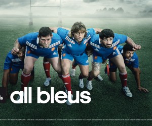 Découvrez la nouvelle pub TV adidas « all bleus » 2013 – La machine face au XV de France