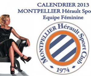 Foot Féminin – Montpellier dévoile son calendrier 2013 Glamour sur le thème pin-up des années 50