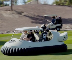 Bubba Watson et Oakley dévoilent la voiturette de golf Aéroglisseur !