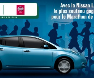 Marathon Paris – Nissan affichera des messages de soutien sur écran géant
