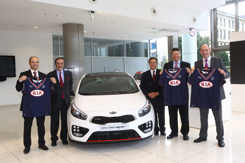 Kia sponsoring FC Girondins de Bordeaux Saison2013-2014