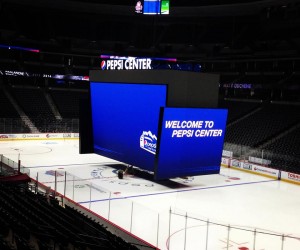 Le Pepsi Center de Denver accueille le plus grand scoreboard de la NBA et de la NHL