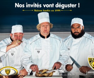 Le Stade Rochelais mélange rugby et gastronomie dans sa campagne de communication