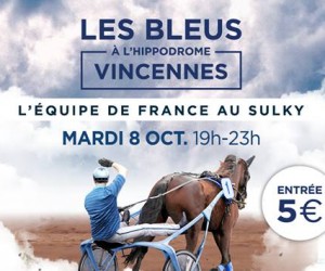 Les Bleus se transforment en « drivers » le temps d’une soirée sur l’hippodrome de Vincennes !