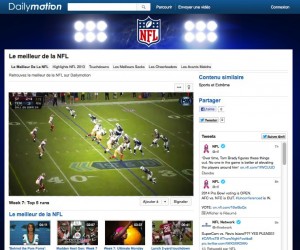 Dailymotion s’associe à la NFL !