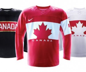 Sochi 2014 – Hockey/Glace : Nouveaux maillots du Canada (Nike)