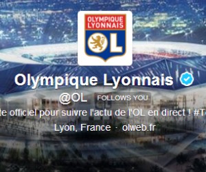 L’Olympique Lyonnais dépasse la barre des 200 000 Followers