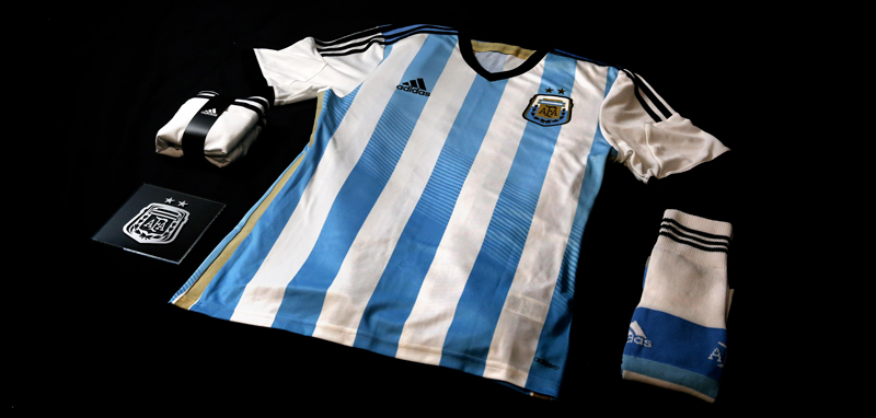 Patch Thermo Logo AFA – Maillot Argentine Messi PSG 2022 – Neuf, Fabrication France