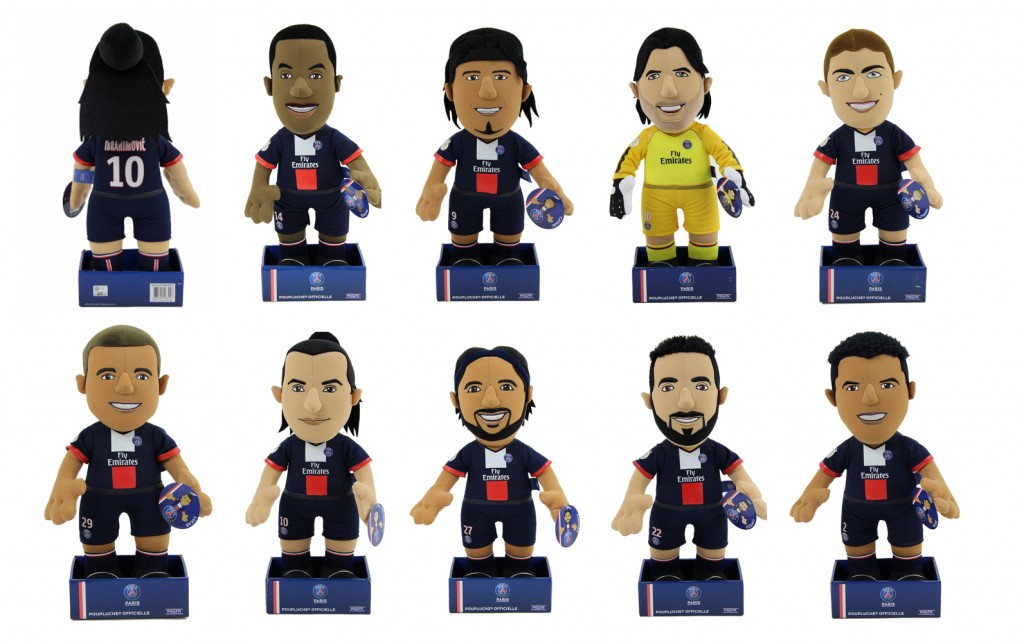 PARIS SAINT GERMAIN Poupluche Doudou PSG - Thiago Silva - Collection Officielle Taille 37 cm PARIS SAINT GERMAIN Poupluche Doudou PSG - Thiago Silva - Collection Officielle Taille 37 cm