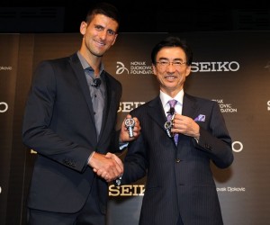 Sponsoring – Novak Djokovic Ambassadeur des montres Seiko