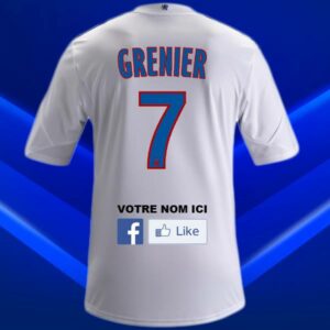 olympique lyonnais nom d'un fan sur le maillot 1 million de fans facebook digital sport