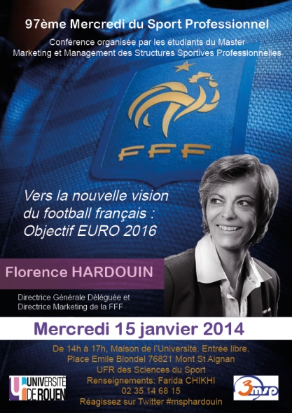 florence hardouin FFF conférence rouen mercredi sport professionnel