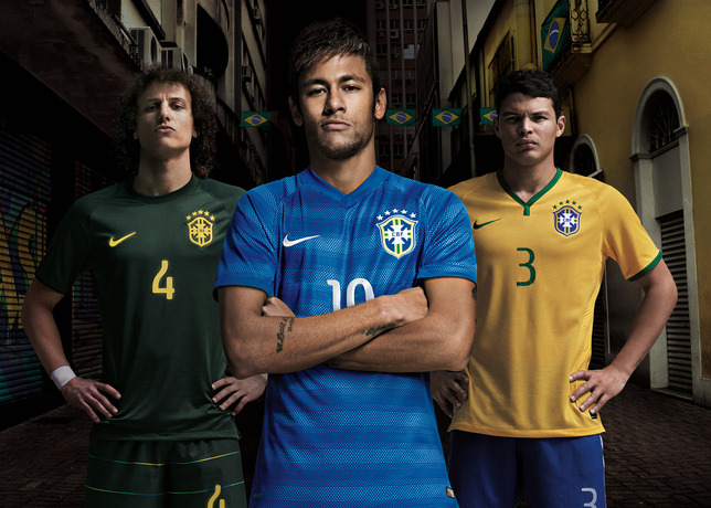 Brésil maillots Coupe du Monde 2014 Nike