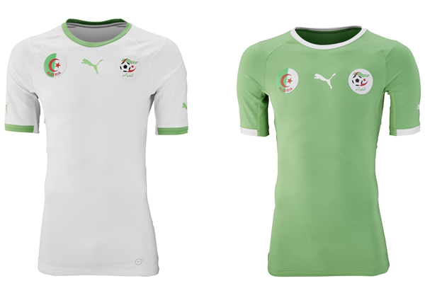 maillot algerie puma coupe du monde 2014
