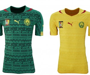 Coupe du Monde 2014 – Nouveaux Maillots du Cameroun (PUMA)
