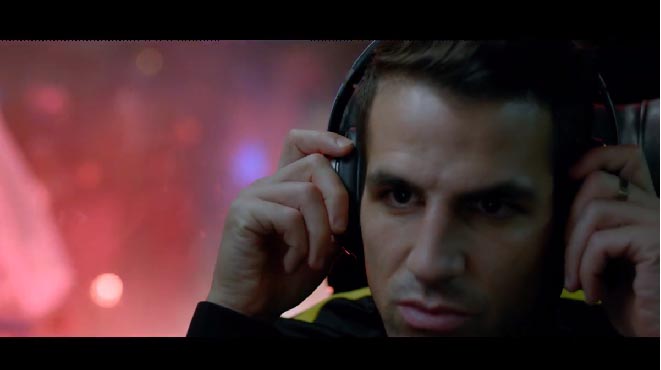 cesc fabregas beats by dre hear what you want real madrid fc barcelona clasico