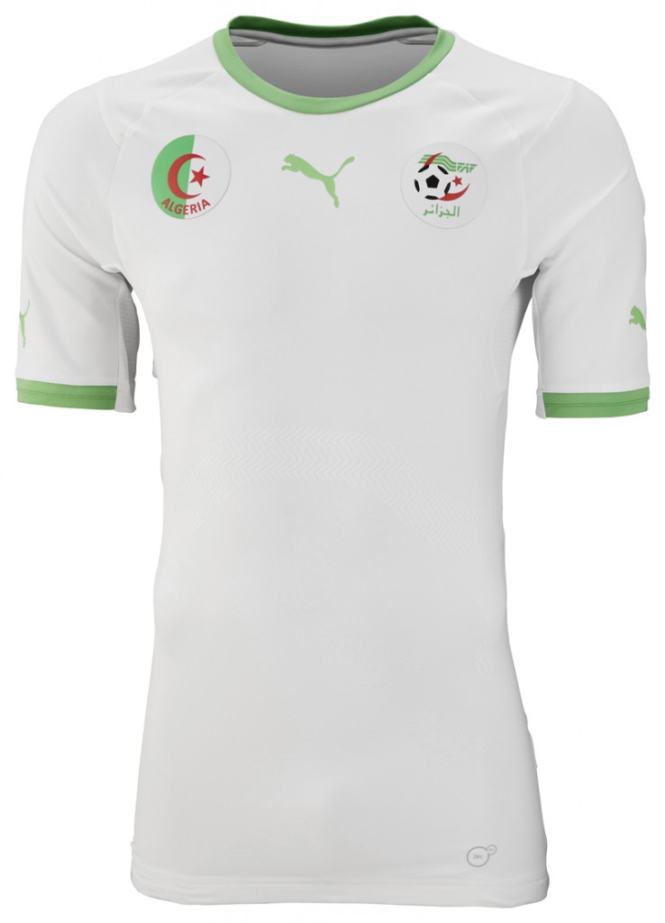 maillot algérie coupe du monde 2014 PUMA (home kit)