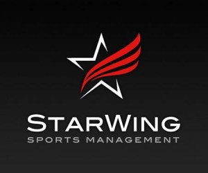 Gaël Monfils et Kristina Mladenovic avec Nicolas Lamperin chez StarWing Sports Management