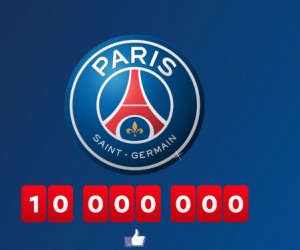 10 millions de Fans Facebook du PSG c’est…