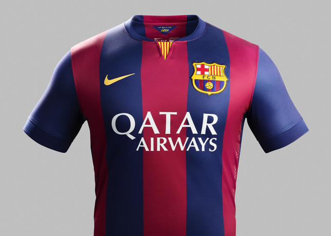 home kit 14-15 FC barcelona Nike