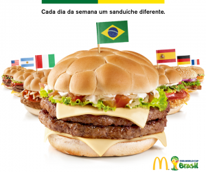 France, Italie, Brésil, Espagne… McDonald’s dévoile 7 burgers pour la Coupe du Monde 2014 au Brésil