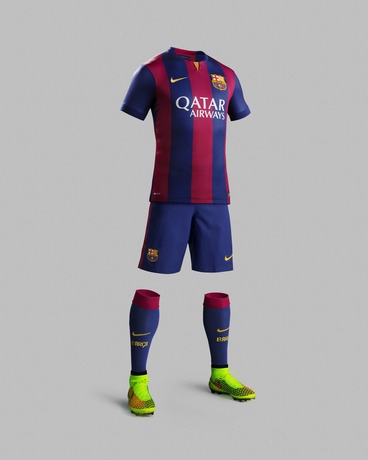 nouveau maillot Nike fc barcelone 2015