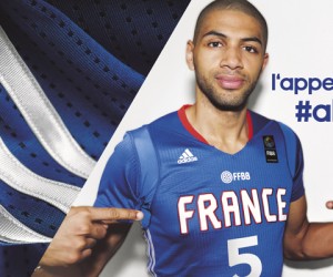 Des maillots à manches pour l’Equipe de France de Basket (adidas)