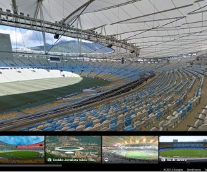 Visitez les 12 stades de la Coupe du Monde 2014 grâce au street view de Google Map