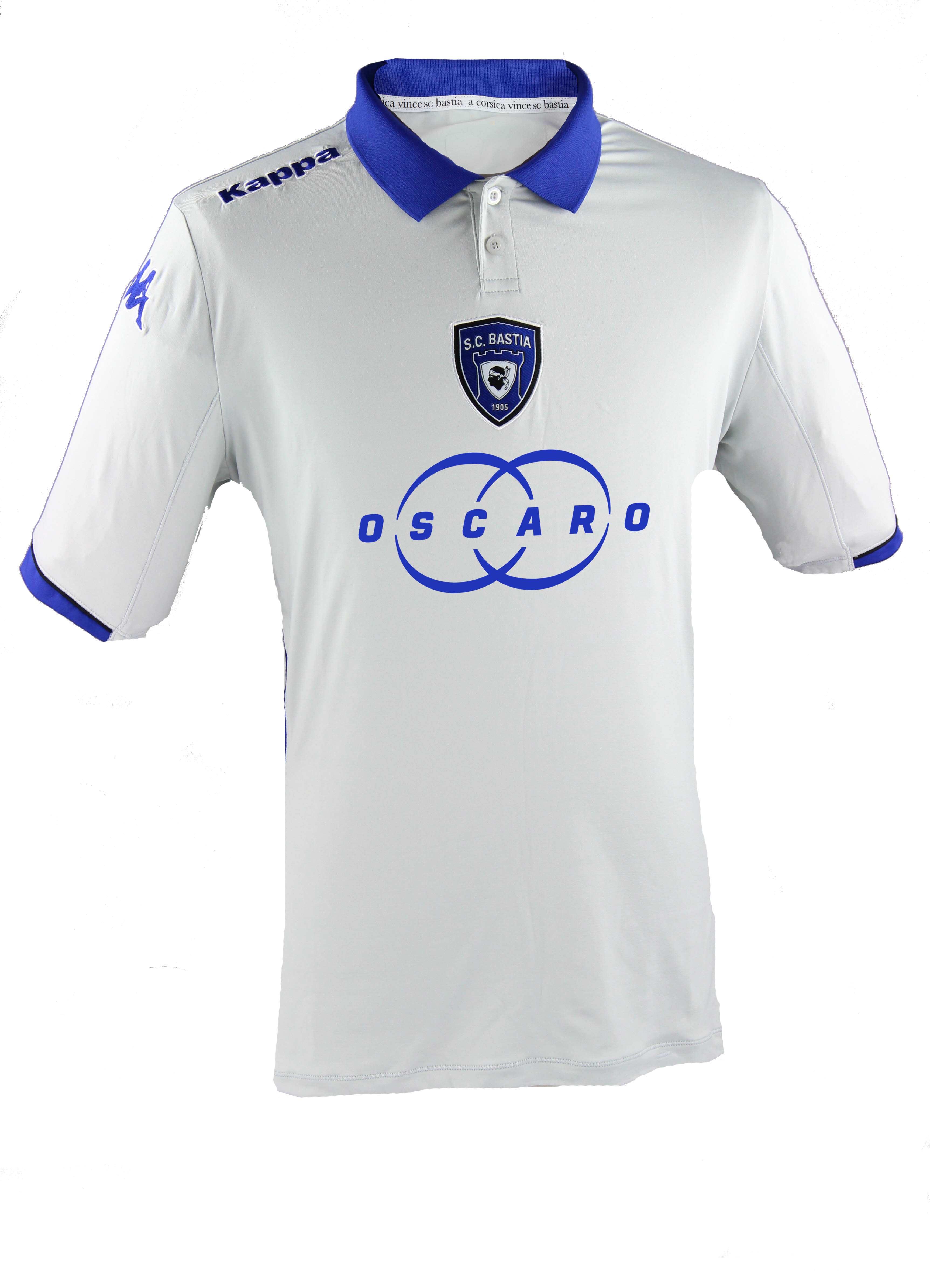 Maillot de football S.C.Bastia Home 2017/2018 Kappa Soccer Shirt