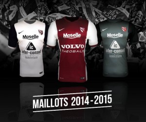 Les Fans du FC Metz choisissent le look du sponsor face sur le nouveau maillot « Home » 2014/2015
